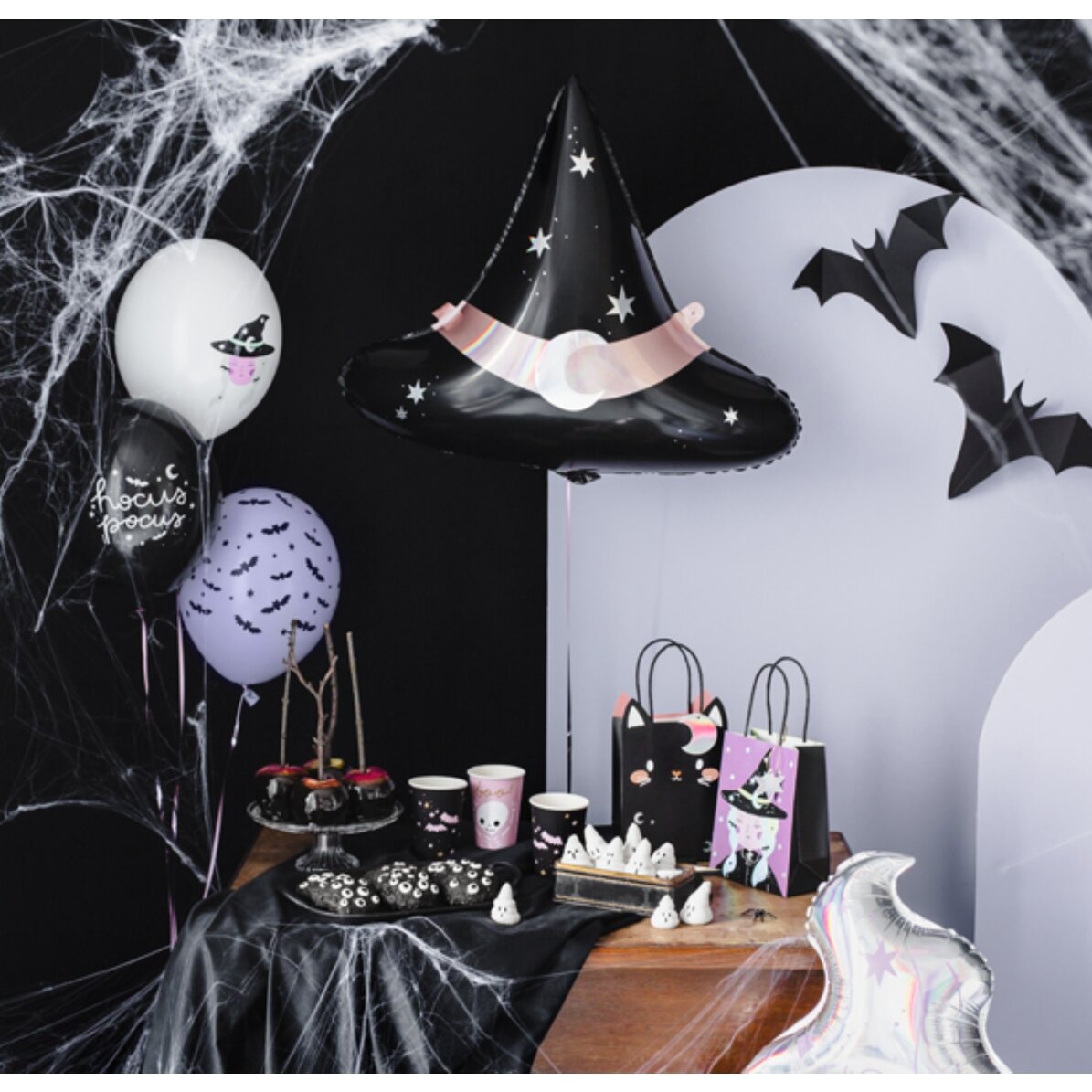 Set van 6 Halloween-ballonnen - Heksen