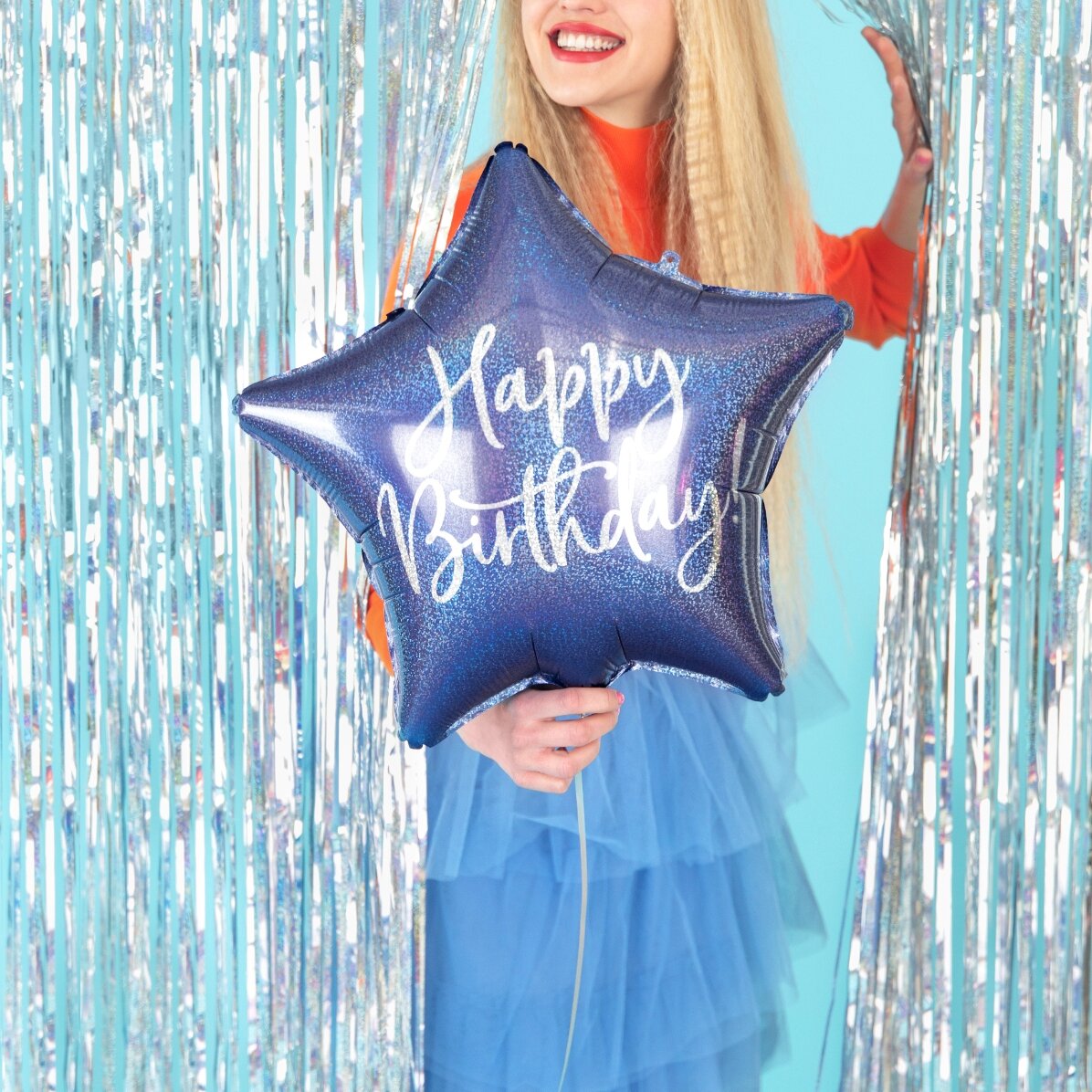 Ballon - blauwe ster