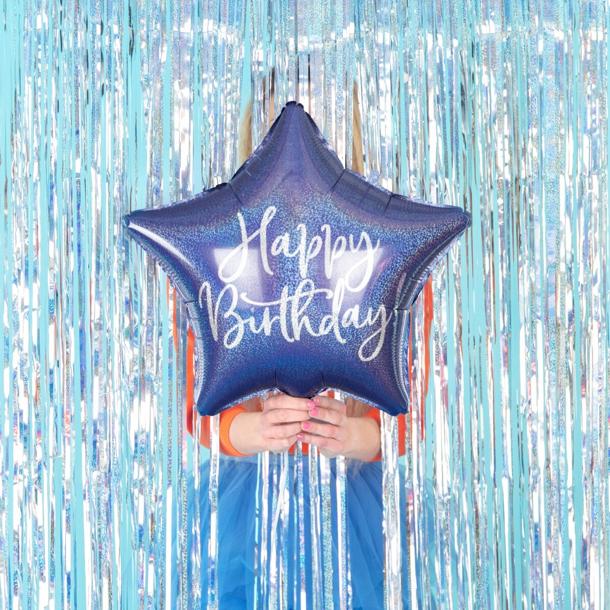 Ballon - blauwe ster