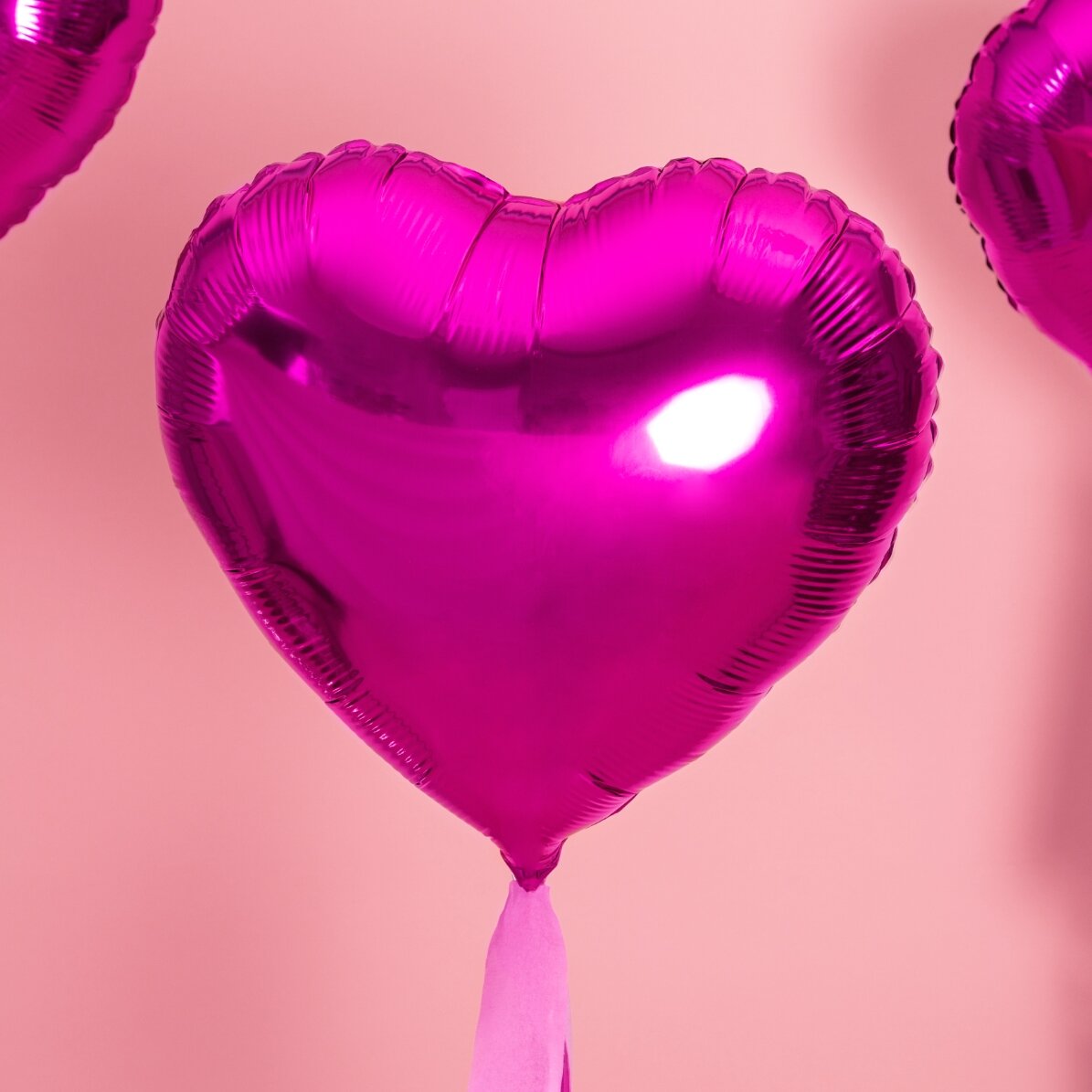Ballon - Roze hart 45 cm