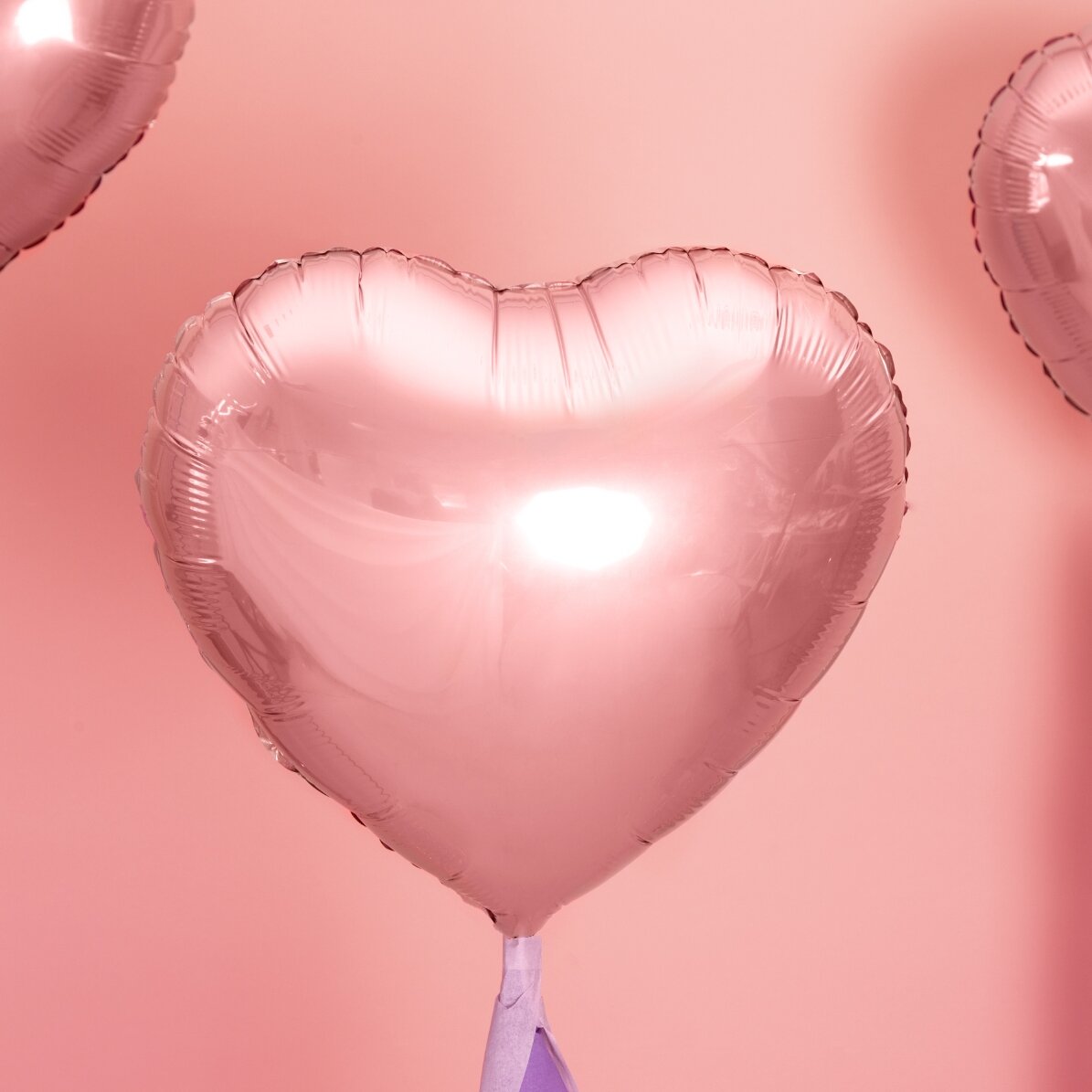 Ballon - Hart, roségoud, 45 cm