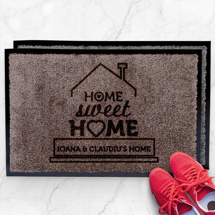 Customised indoor entrance mat - Home Sweet Home