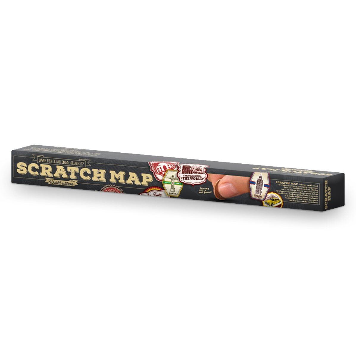 The scratchable map of the world