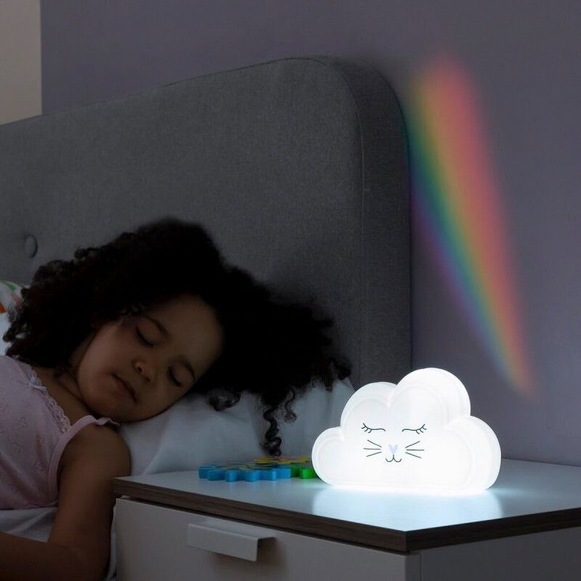 Nachtlampje met projector - Wolkjes