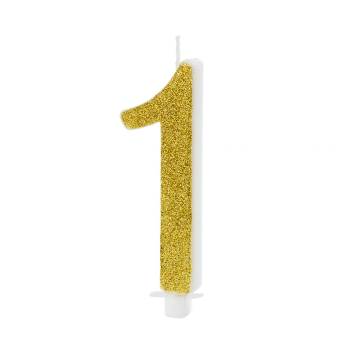 Taartkaarsjes - Gouden cijfers 10 cm