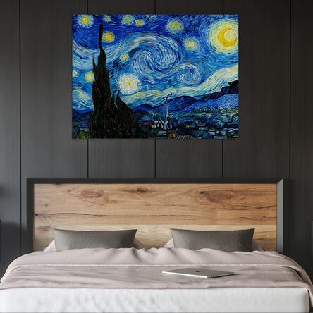 Landscape poster - Vincent Van Gogh - Starry Night 1889