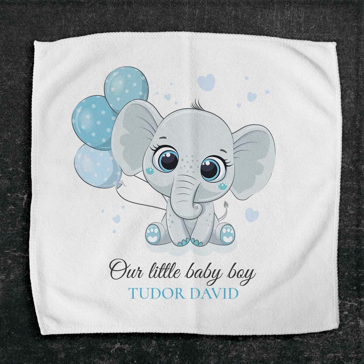 Handdoek met naam erop - Babyjongen
