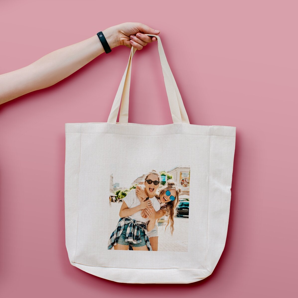 Gepersonaliseerde tas met foto