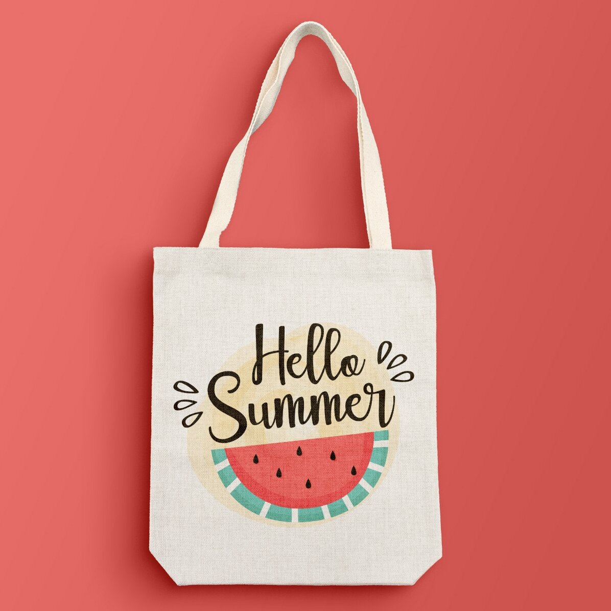 Gepersonaliseerde tas - Hello, summer