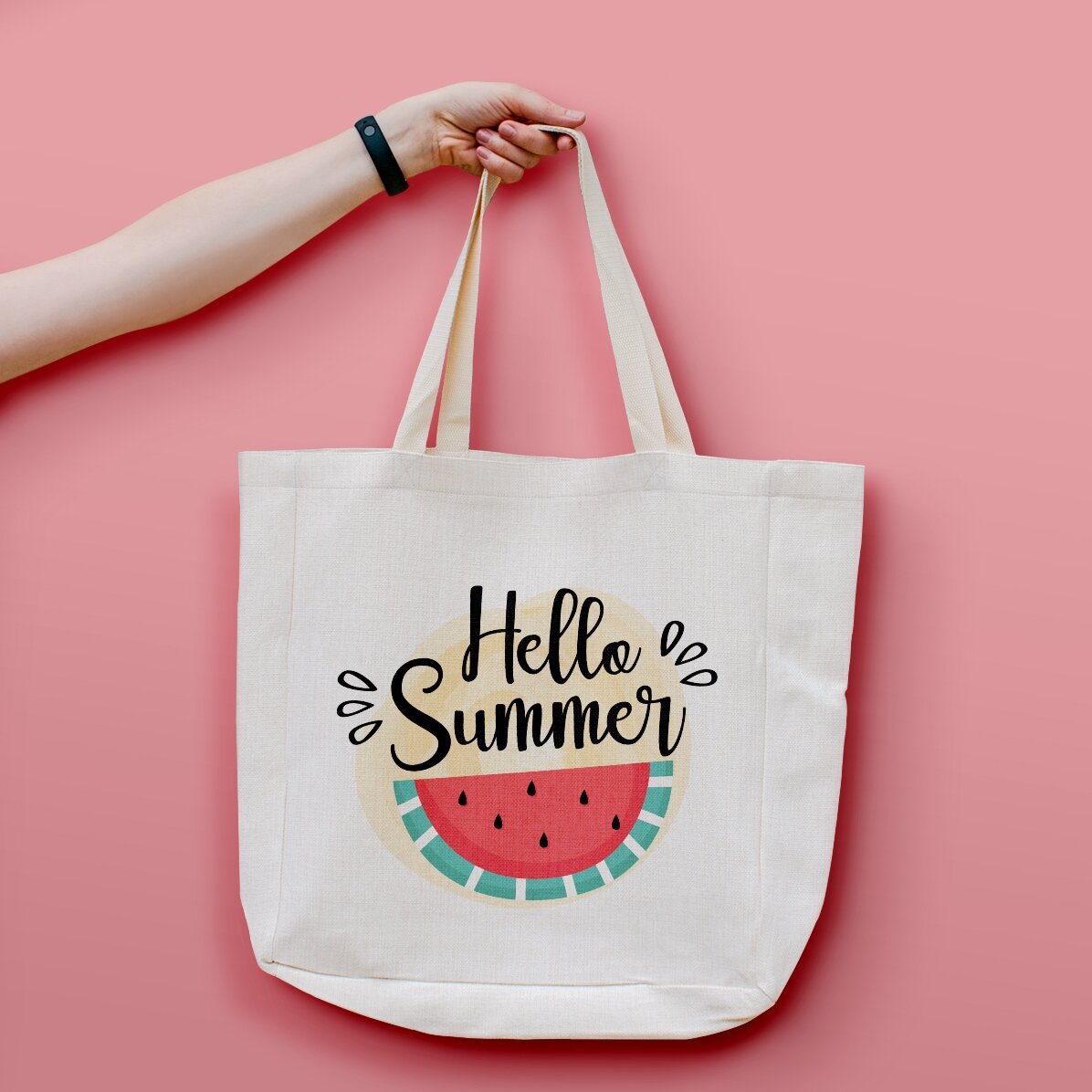 Gepersonaliseerde tas - Hello, summer