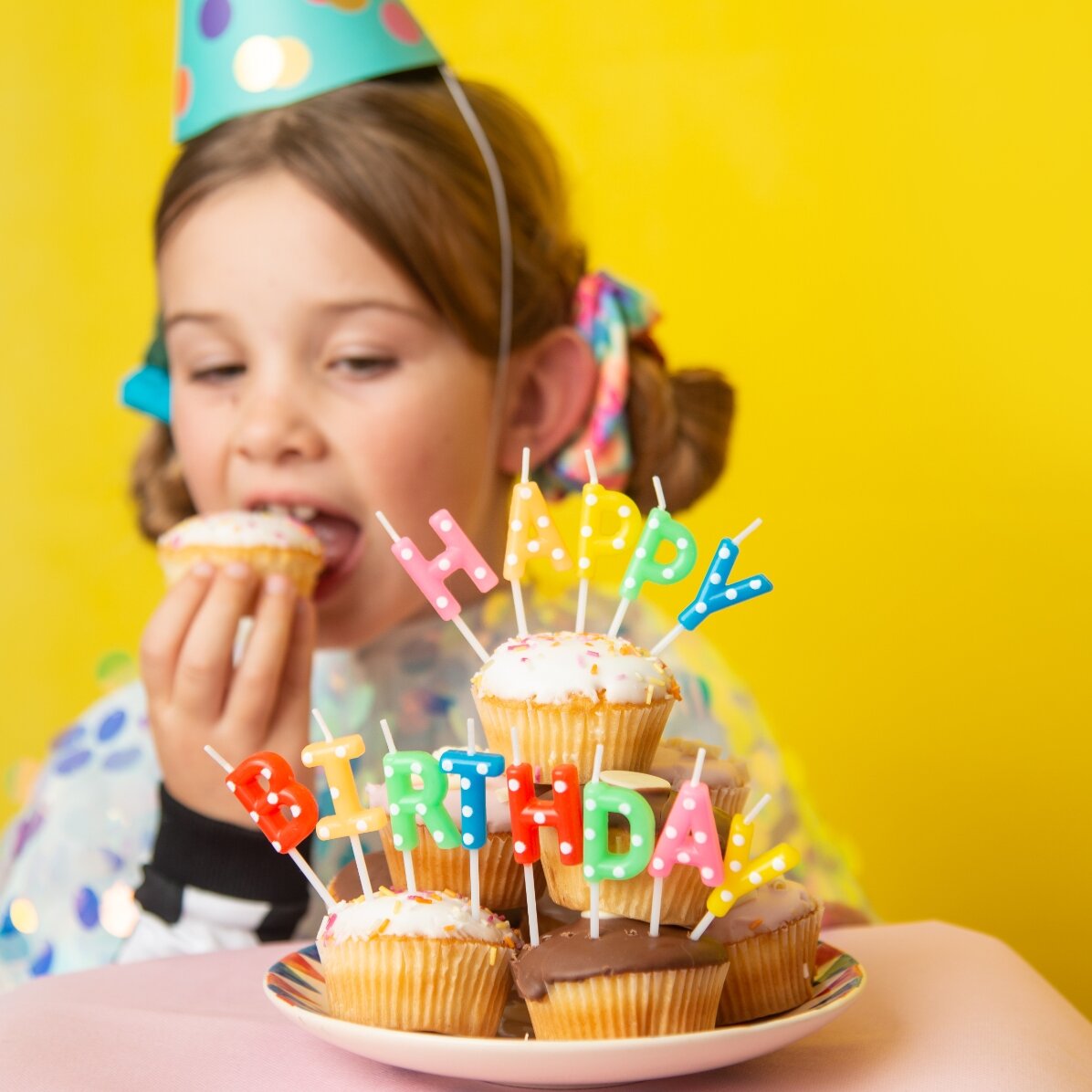 Taartkaarsjes - Happy Birthday-set