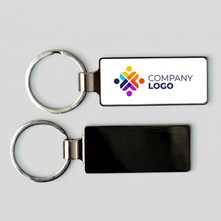 Gepersonaliseerde sleutelhanger met logo