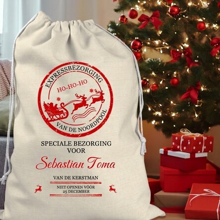 Gepersonaliseerde cadeauzak met tekst - Speciale bezorging