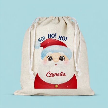 Middelgroot cadeauzakje, gepersonaliseerd met naam - Kerstman