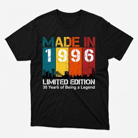 Custom cotton T-shirt with text - Made in
