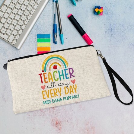 Personalised teacher's kit with text - Teacher all day