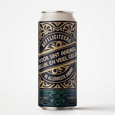 Bier in een blikje met gepersonaliseerde tekst - For The Best