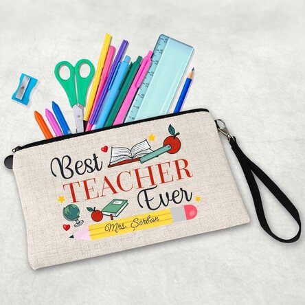 Personalised teacher's kit with text - Best Teacher Ever