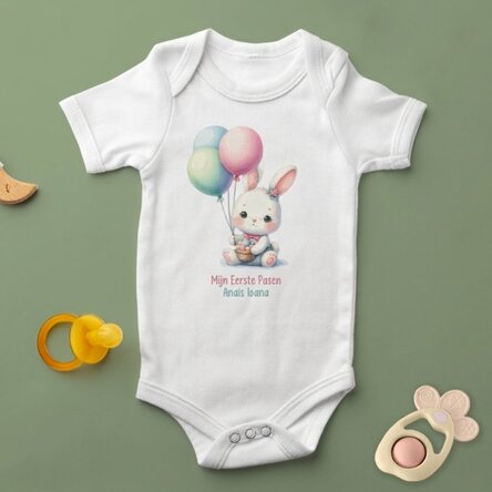 Gepersonaliseerd kindertopje met tekst - Mijn eerste Pasen
