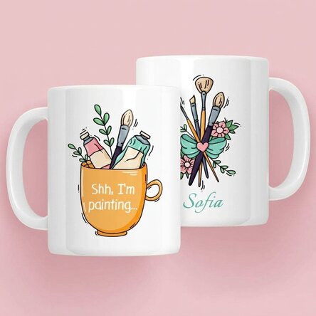 Gepersonaliseerde beker met tekst - Artist