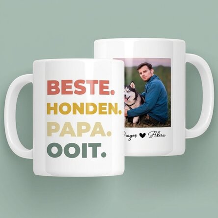 Gepersonaliseerde mok met foto en tekst - Best