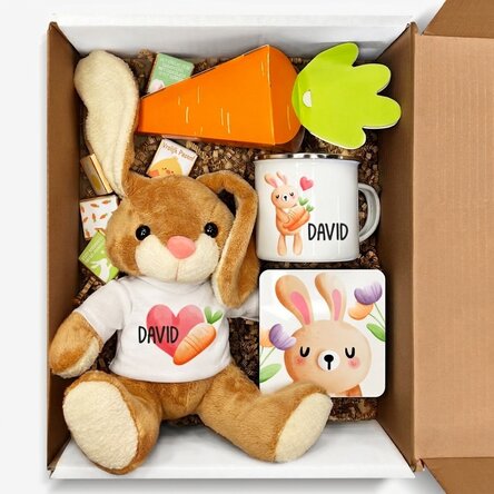 Gepersonaliseerde cadeauset voor kinderen - Fijne Pasen