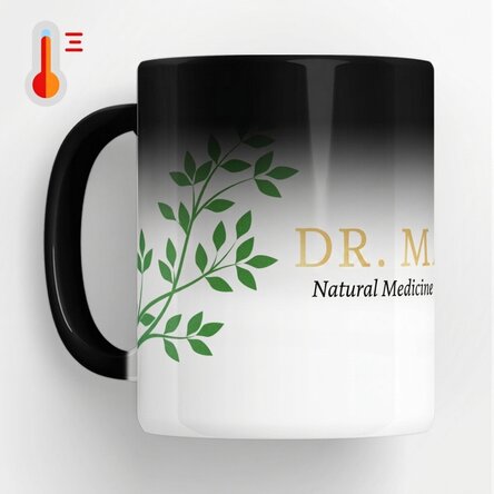 Gepersonaliseerde thermosbeker met tekst - Golden Doctor