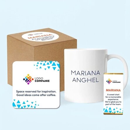 Gepersonaliseerd relatiegeschenkpakket – Welkom in het team