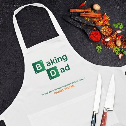Custom apron - Baking Person