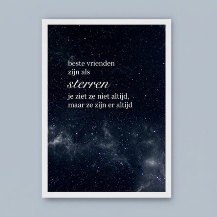 Gepersonaliseerd schilderij met tekst - Best Friends
