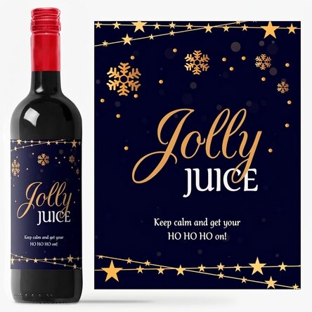 Wijn met gepersonaliseerde tekst - Jolly Juice