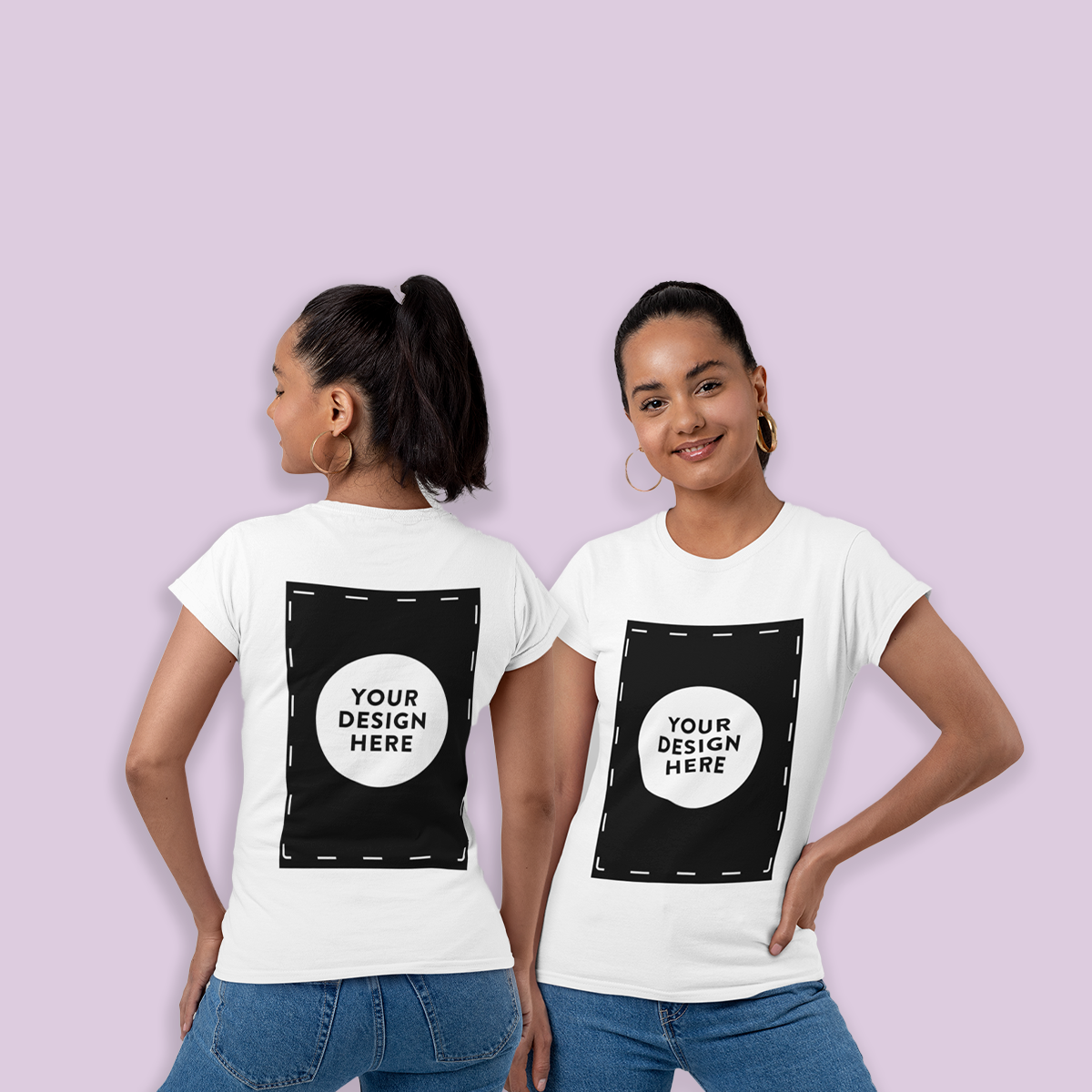 Double-sided personalised T-shirts – original ideas for gifts and events