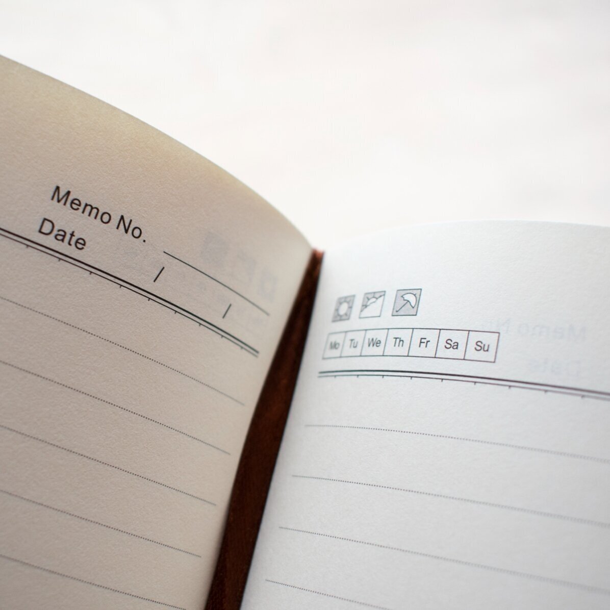 Gepersonaliseerde agenda met 9 foto’s en tekst