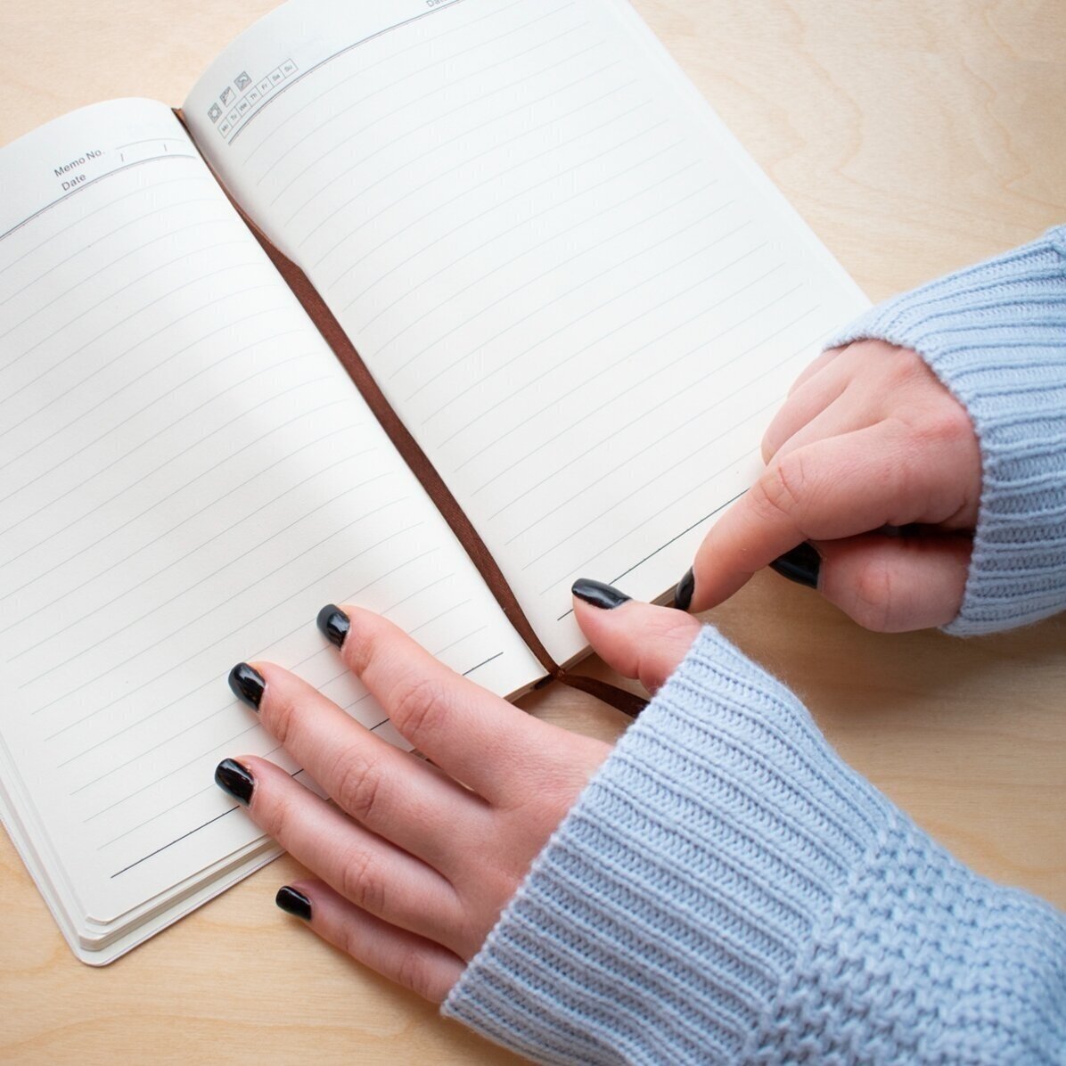 Gepersonaliseerde gekleurde agenda met tekst voor mama