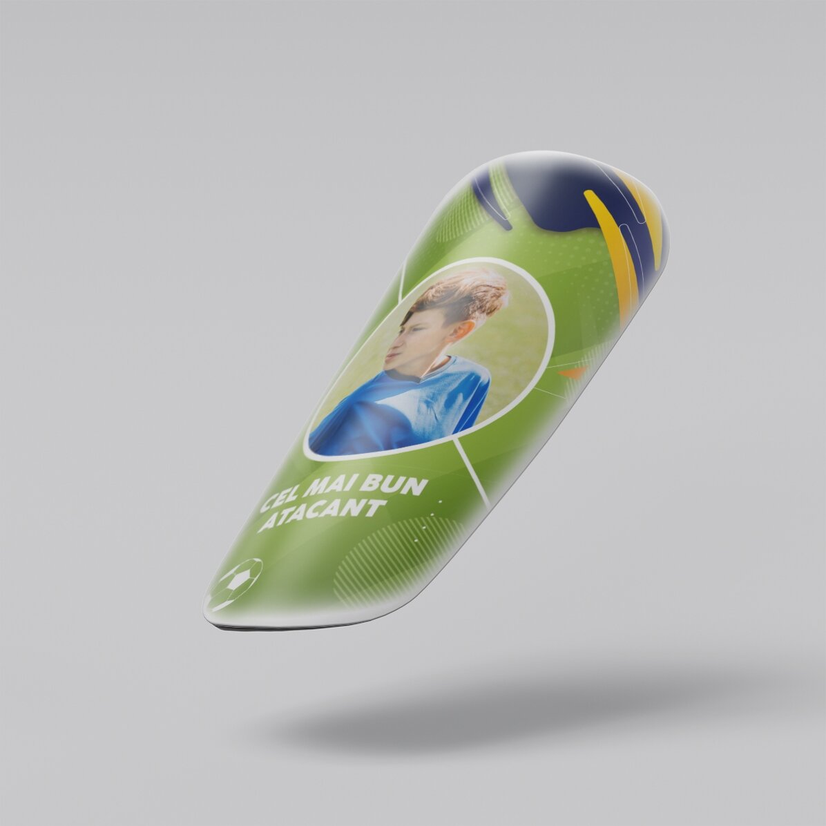 Voetbalrugnummers op maat met foto en boodschap