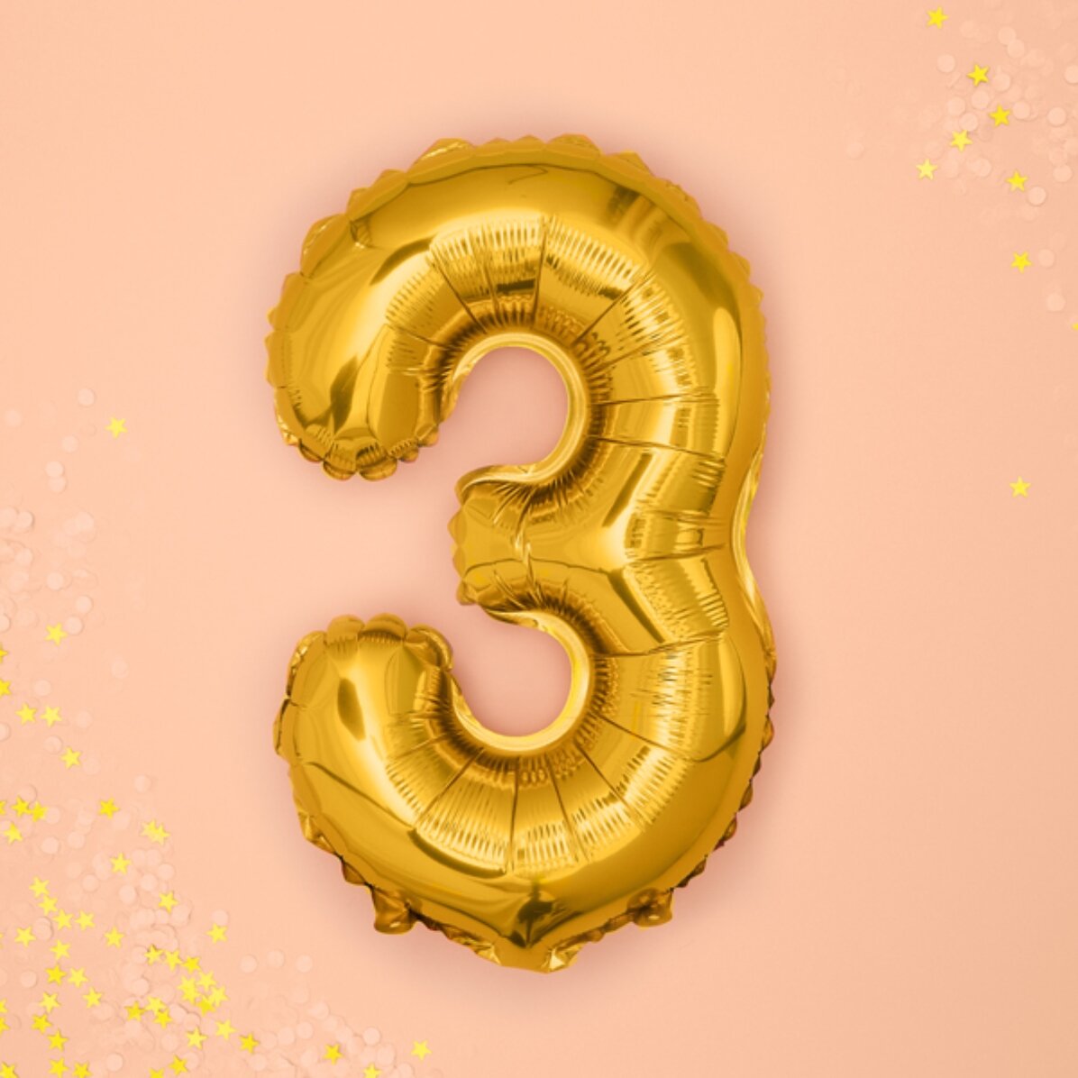 Ballonnen - Gouden cijfers 35 cm