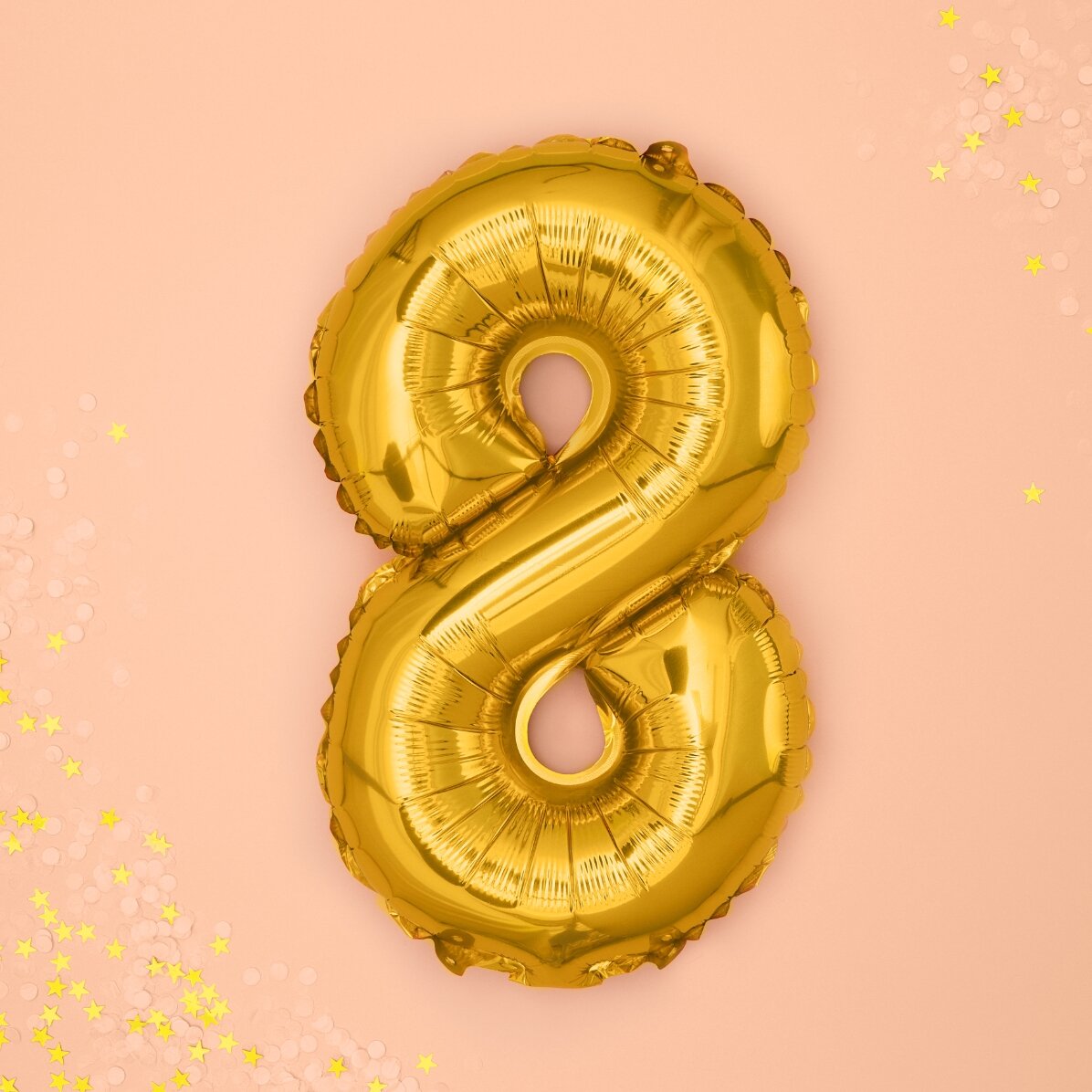 Ballonnen - Gouden cijfers 35 cm