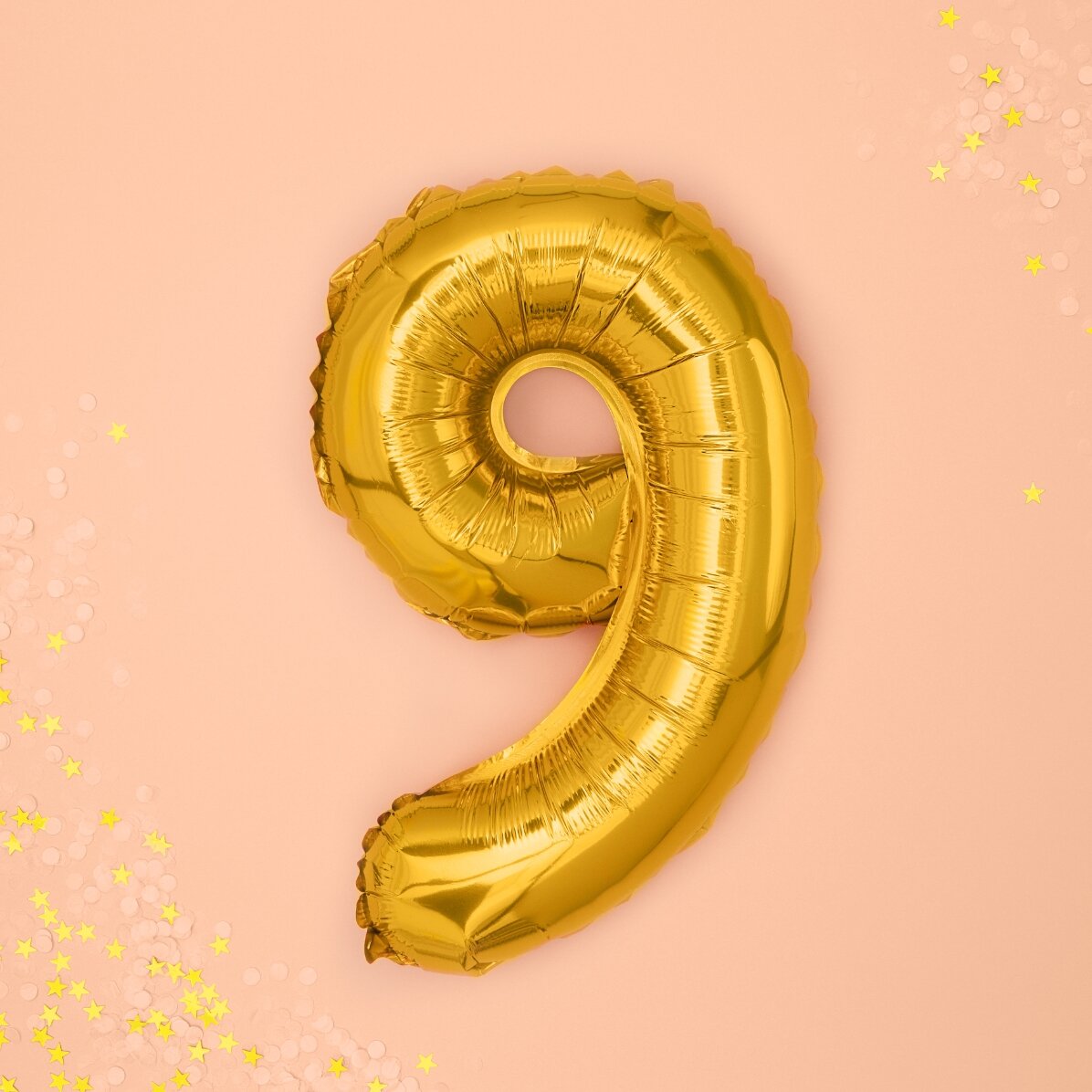 Ballonnen - Gouden cijfers 35 cm