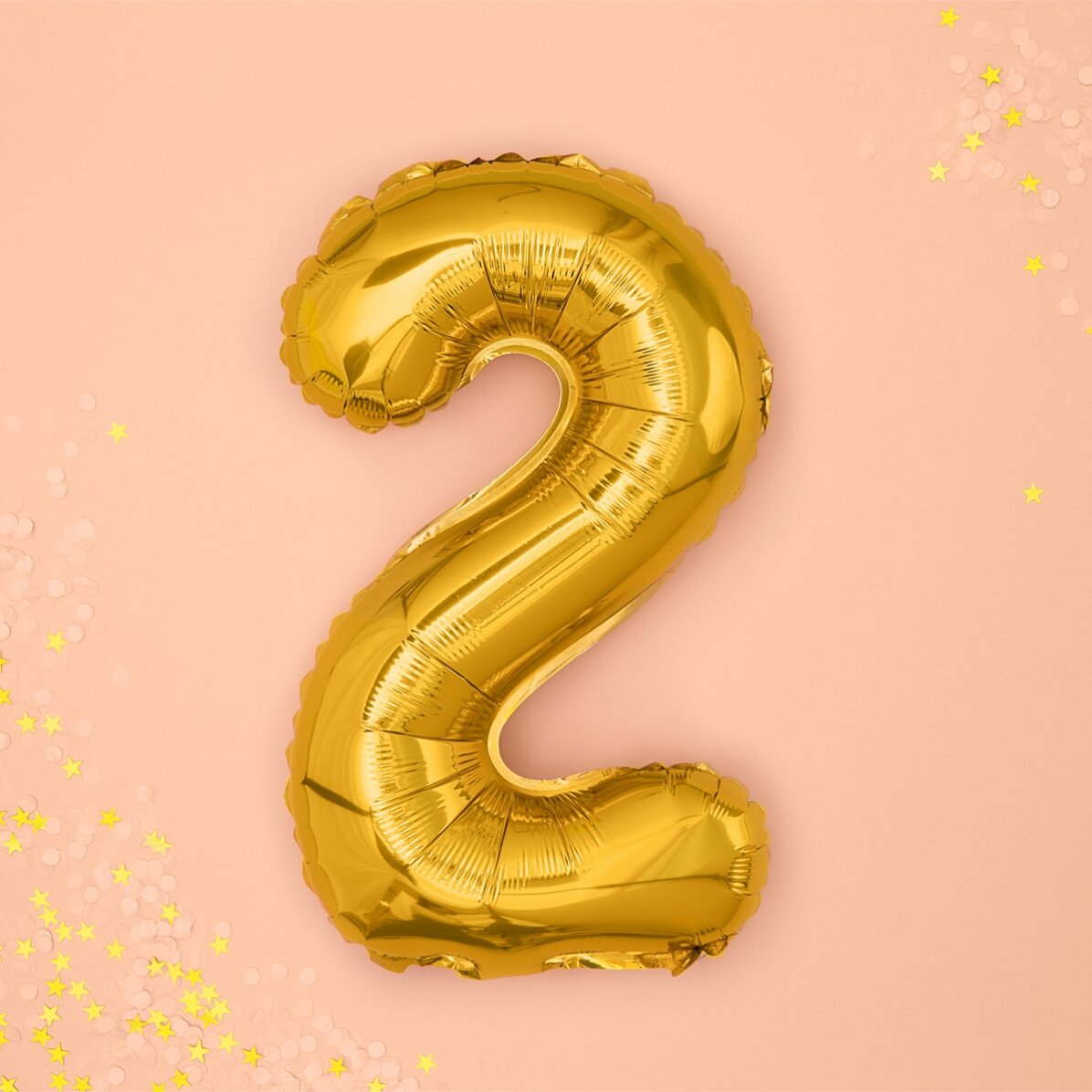 Ballonnen - Gouden cijfers 35 cm