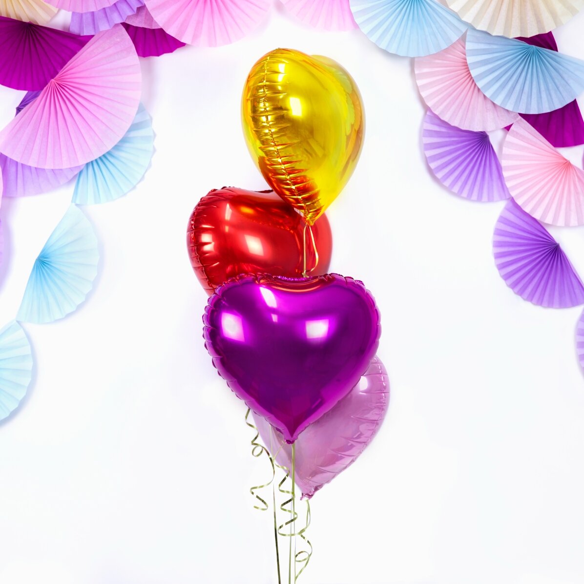 Ballon - Rode hart 61 cm