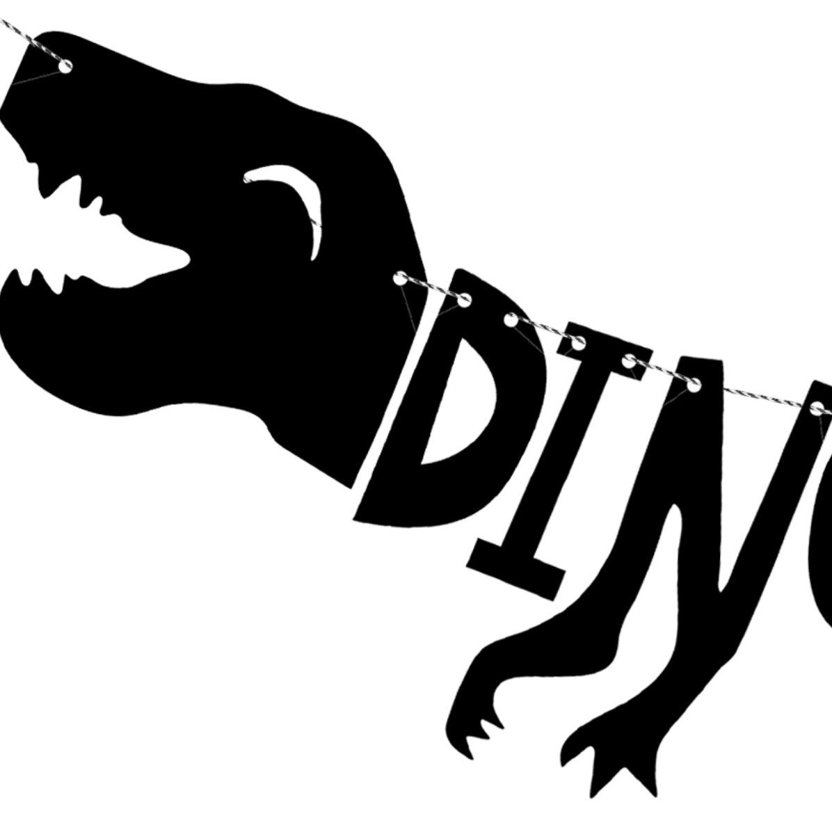 Dinosaur Dino Party Banner