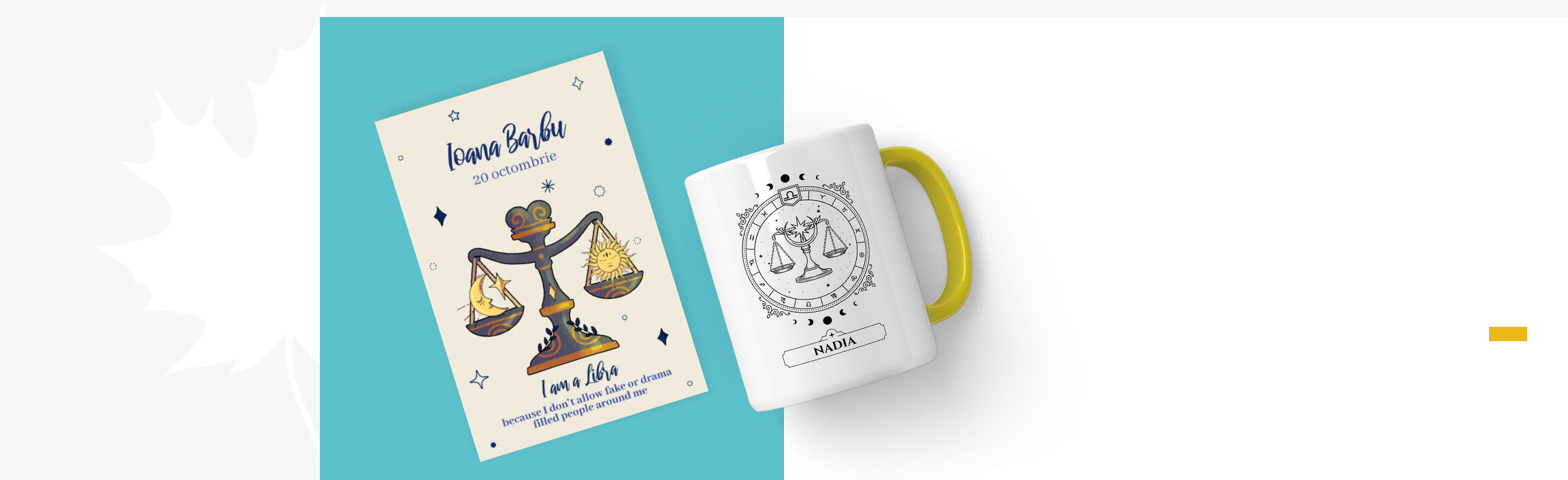 Gepersonaliseerde cadeaus voor het sterrenbeeld Weegschaal