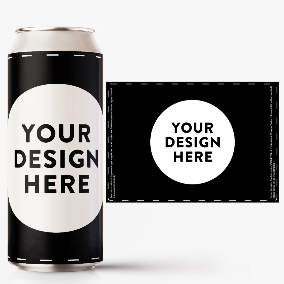 Bier in een blikje met jouw eigen ontwerp