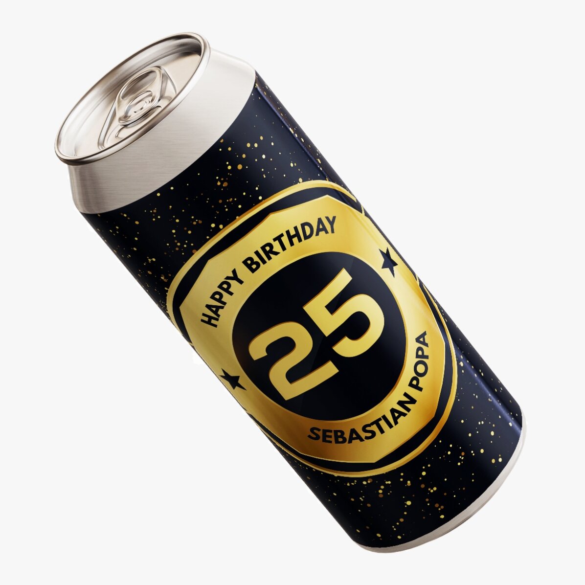 Personalised beer can with text - Birthday Beer