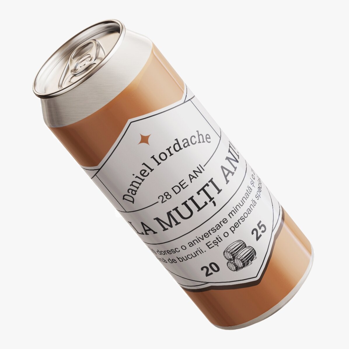 Bier in een blikje met gepersonaliseerde tekst - Classic beer