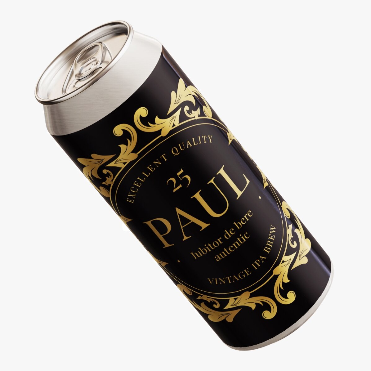 Personalised beer can with text - Beer lover