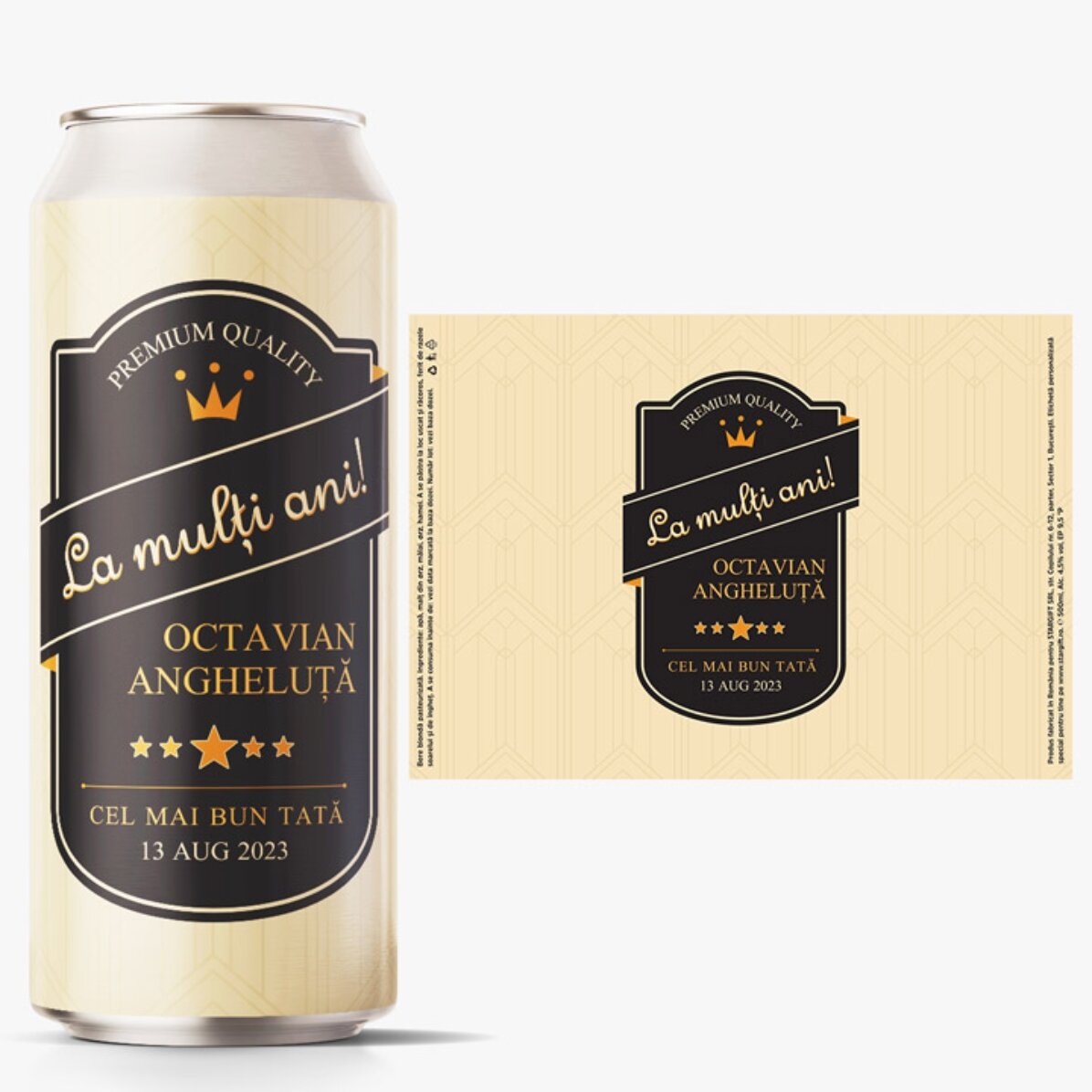 Bier in een blikje met gepersonaliseerde tekst - Special for you