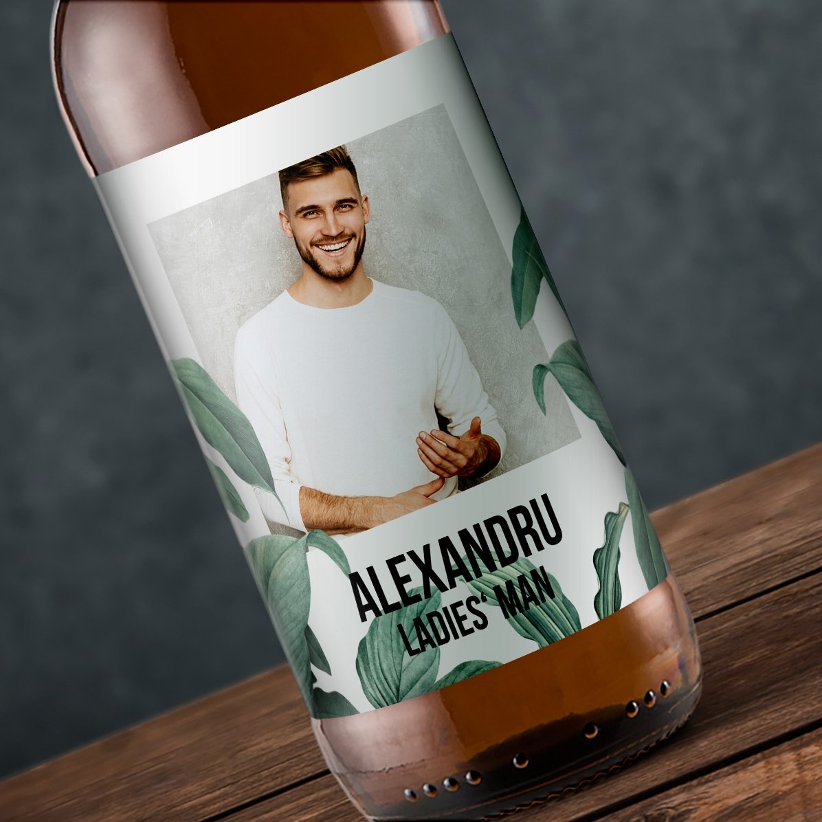 Bier met eigen foto en tekst - Folliage