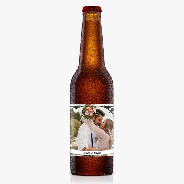 Bier met eigen foto en tekst