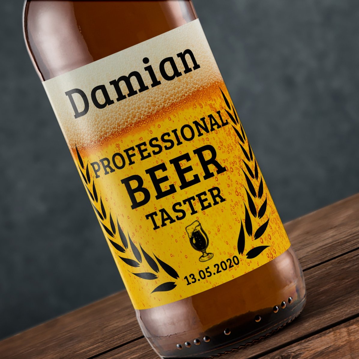 Bier met gepersonaliseerde tekst - Beer taster